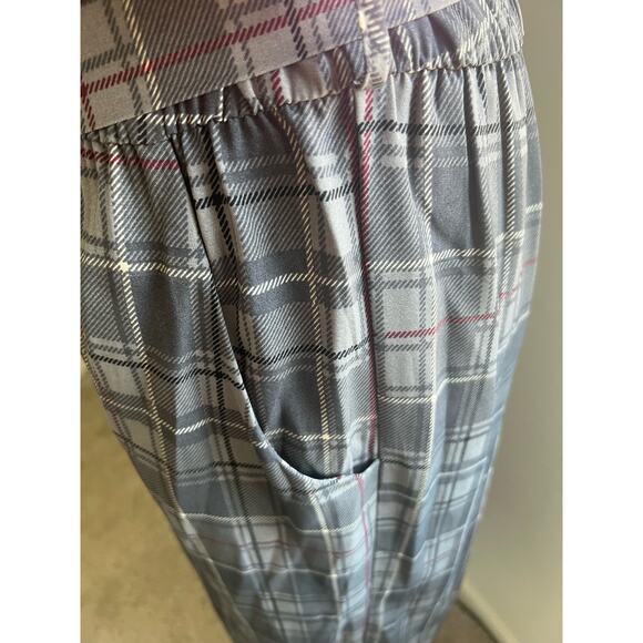 NWT Nice C Curve Gray Plaid Cold Shoulder Romper Jumpsuit Plus Size 1X - Picture 6 of 14